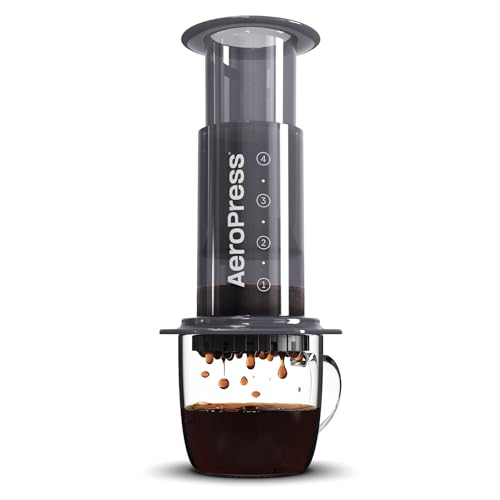 AeroPress A80 Kaffeezubereiter Plastik, 10 ounces, Schwarz
