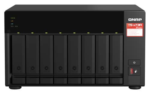 Qnap TS-873A-8G 8-Bay NAS, AMD Ryzen V1000 Series V1500B 4C/8T 2,2 GHz, One Size