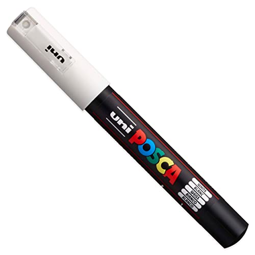 Uni-Ball Posca PC-1M Marker, in 22 Farben erhältlich weiß