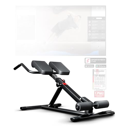 Sportstech Gesund&Fit in 2024 6in1 Bauch und Rückentrainer Krafttraining Zuhause | Rückenstrecker ergonomisch verstellbar | Rückenretter & Bauch Beine Po Trainingsgerät für Home Gym Equipment | BRT150
