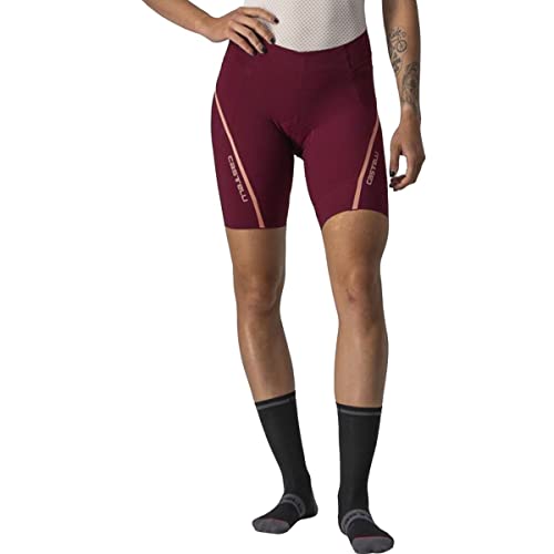 CASTELLI Damen velocissima 3 Shorts, Bordeaux/Rouge, M EU