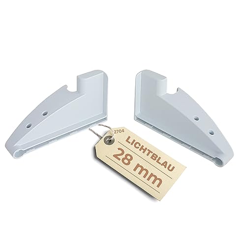 Lichtblau Seitenteil Set Flaschenfach Halter rechts 7438550 + links 7438548, 9097207, 9097208 I Liebherr Kühlschrank Ersatzteile für Flaschenablage Zubehör 7427333 7427329 7438552 7438554