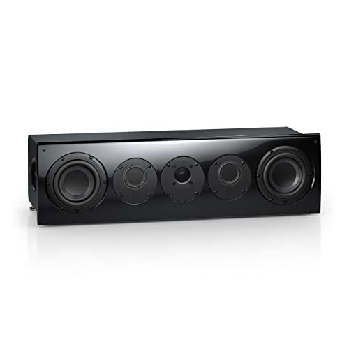 Nubert nuVero 70 | Schwarzer Centerlautsprecher | 1 Stück Kompaktlautsprecher | Lautsprecher für Heimkino & Musikgenuss | Stimmen auf höchstem Niveau | Passive Centerbox 3 Wege Technik Made in Germany