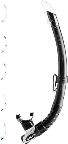 Cressi Schnorchel Gamma Tauchmasken, Schwarz, Uni