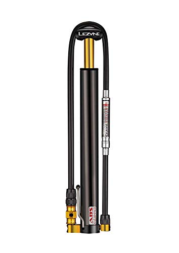 Lezyne Micro Floor Drive HVG Bodenpumpe, Black/Hi Gloss, 300 mm