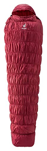deuter Exosphere -6° Kunstfaser Schlafsack, cranberry-fire