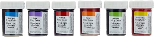 bakeryteam Wilton Gelfarben im Spar-Set Regenbogenmix (6 x 28 g)
