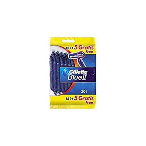 Gillette Blue II Einwegrasierer, 20 Rasierer