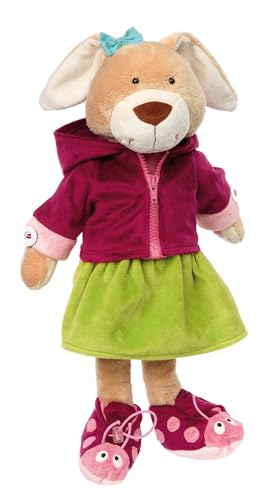SIGIKID 42174 Lernhase Soft PlayQ Mädchen Lernspielzeug empfohlen ab 1 Jahr mehrfarbig, 45 x 12 x 12 cm