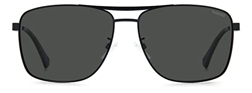 Polaroid Unisex PLD 2136/g/s/x Sunglasses, 003/M9 MATT Black, 61