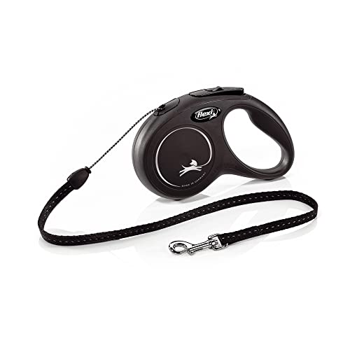 flexi New Classic S Seil 5 m schwarz für Hunde bis 12 kg
