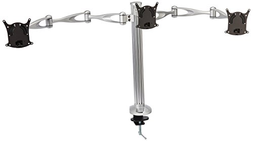 Cotytech Triple Monitor Desk Mount with Triple Arm and Clamp Base (DM-T1A3-C)