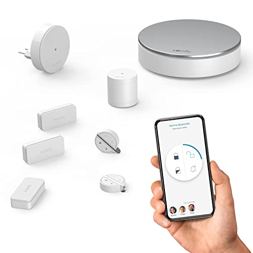 Somfy 2401497 - Home Alarm | All-in-one Sicherheitslösung (inkl. Alarmanlage) | Einbindung über WLAN