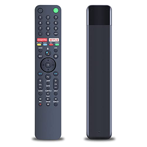RMF-TX500U Universal-Sprachfernbedienung für Sony Smart TV/Bravia TV, Ersatz für Sony Fernbedienung für Bravia TV XBR Serie X800H X900H X950G 55A8H KD-Serie 75X75CH X750H und mehr