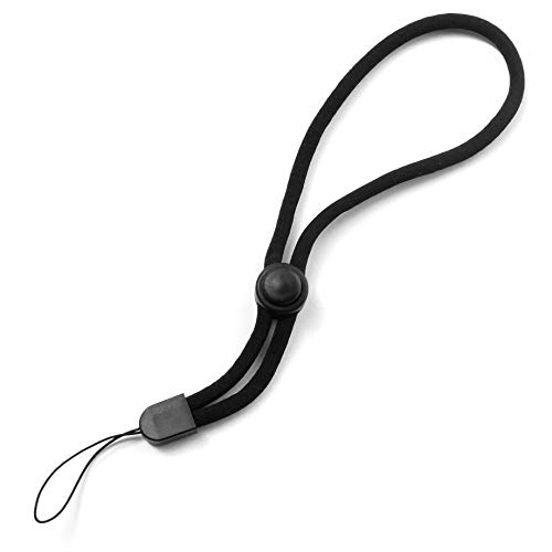 trage.band® kurzes verstellbares extra stabiles Handgelenk-Trageband, schwarz