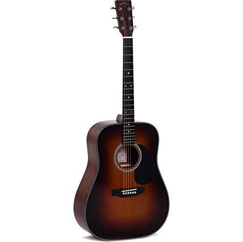 Sigma Guitars DM-1ST-SB+ dreadnought acoustic guitar, sunburst