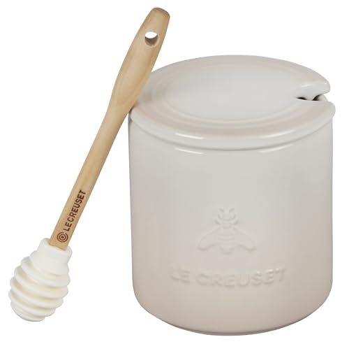 Le Creuset Honigtopf aus Steingut, 400 ml, Baiser