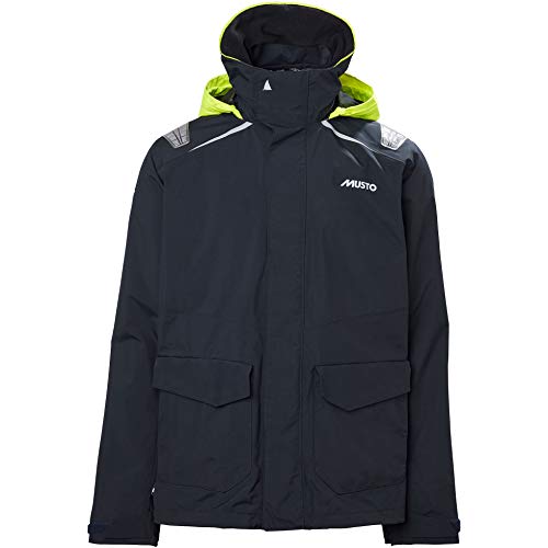 Musto Herren BR1 Yacht Segeln und Bootfahren Inshore Segeln Yachting und Beiboot Mantel Jacke - True Navy - Atmungsaktiv