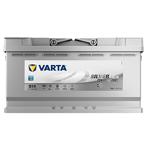 Varta G14 Silver Dynamic AGM 595901085D852 Autobatterie 12V 95Ah /850A,weiß