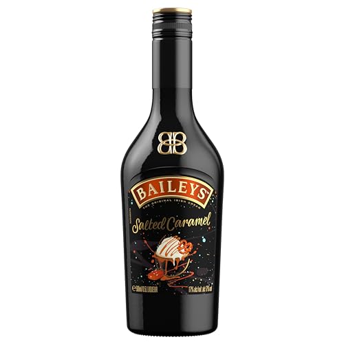 Baileys Salted Caramel | B-Corp zertifiziert | Original Irish Cream Likör | Karamell für das Extra an Geschmack | Garantierter Genuss auf Eis oder im Cocktail | 17% vol | 500ml Einzelflasche