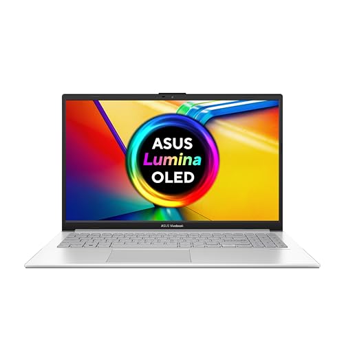ASUS Vivobook Go 15 OLED | 15,6' FHD 0,2ms OLED Display | AMD Ryzen 5 7520U | 16 GB RAM | 512 GB SSD | AMD Radeon | Windows 11 | QWERTZ Tastatur | Cool Silver