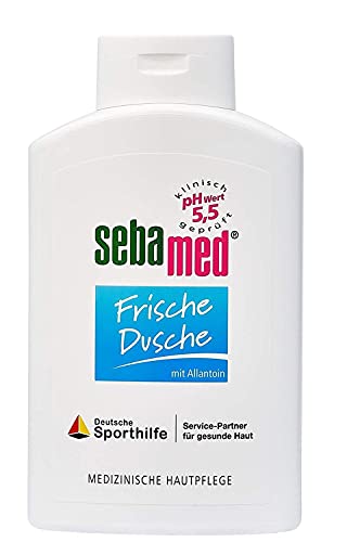 sebamed Frische Duschgel, empfindliche und strapazierte , langanhaltendes Frischegefühl, versorgt die Haut mit Feuchtigkeit durch Aminosäuren und Allantoin, angenehmer, erfrischender Duft (400 ml)