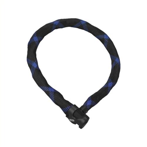 ABUS Kettenschloss Ivera Chain 7210 – Fahrradschloss mit Kunstfaserummantelung – ABUS-Sicherheitslevel 8 – 110 cm – Schwarz, 55142, Black
