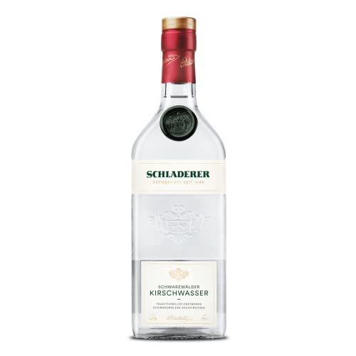 Schladerer Schwarzwälder Kirschwasser, edler Obstbrand aus dem Schwarzwald, traditionell aus Schwarzwälder Süßkirschen bester Lagen Obstbrände (1 x 700 ml)