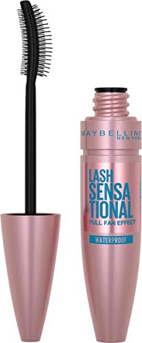 Maybelline New York Mascara für Volumen und Definition, Wasserfest, Lash Sensational, Very Black, 9,5 ml