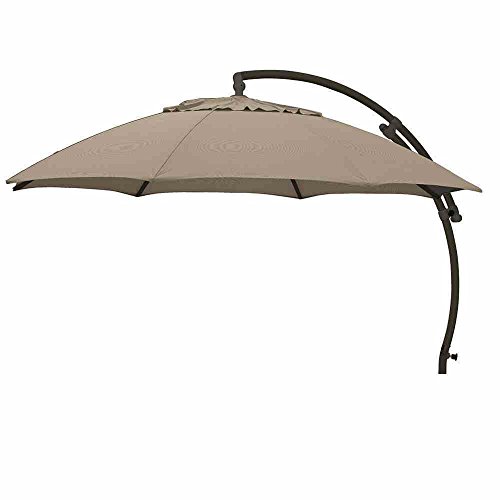 Ampelschirm Easy Sun Ø 375 cm, anthrazit/taupe
