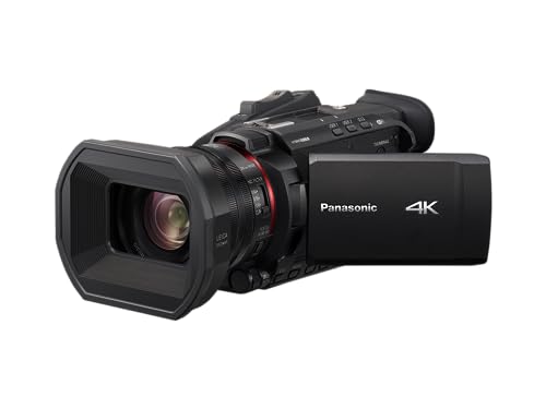 Panasonic HC-X1500E 4K Camcorder (4K Video, Kamera mit Gesichtserkennung, LEICA Objektiv, 25mm Weitwinkel, 24x optischer Zoom, Profi-Videokamera)