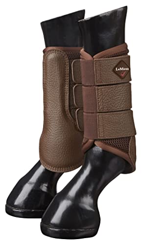 LeMieux Pro Sport Mesh Brushing Boots Medium Brown