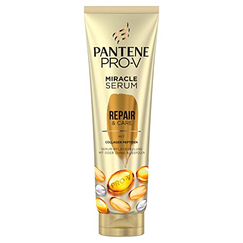 Pantene Pro-V Repair & Care Miracle Serum Pflegespülung & Intensivkur, mit Collagen Peptiden, 3x stärkeres Haar, 3 Schichten tief, 160ml