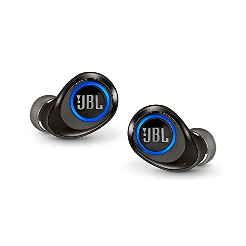 JBL Free X In Ear Bluetooth Kopfhörer in Schwarz – Wireless Headphones mit smarter Ladestation – Musik Streaming bis zu 24 Stunden