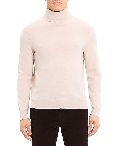 Theory Herren Hilles Rollkragenpullover aus Kaschmir Pullover, Weizen, L