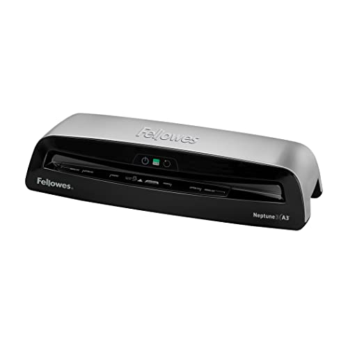 Fellowes A3 Laminiergerät Neptune 3 - bis 175 Mikron - Aufwärmzeit nur 60 Sekunden - AutoSense Technologie und Folien-Tracker - inkl. 10 gratis Laminierfolien