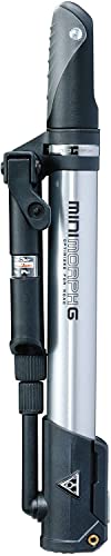 Topeak Mini Morph Standpumpe mit Manometer, Silber