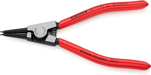Knipex Sicherungsringzange für Außenringe auf Wellen schwarz atramentiert, mit Kunststoff überzogen 140 mm 46 11 A1