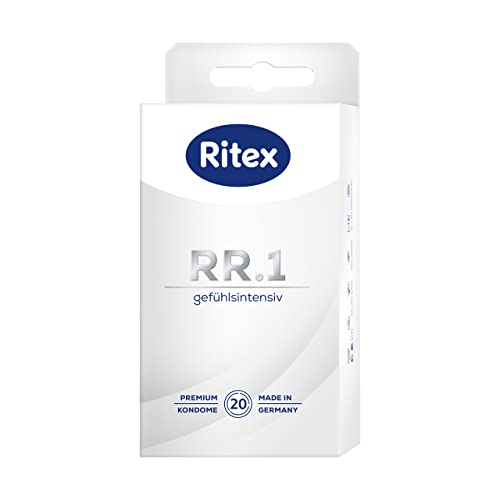 Ritex RR.1 Kondome - gefühlsintensiv für besonders intensives Empfinden, 20 Stück, Made in Germany (1er Pack)