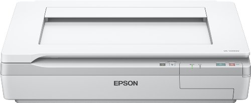 Epson DS-50000 WorkForce Flachbettscanner (DIN A3, 600x600 dpi, USB 2.0) weiß