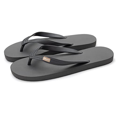 Feelgoodz Classicz Herren-Flip-Flops aus Gummi, wasserdicht, 100 % Naturkautschuk & vegane Sandalen, Fair Trade zertifizierte Hausschuhe, bewusst angebaut und handgefertigt