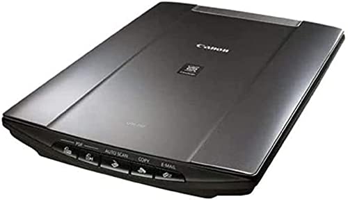 Canon Lide 300 Scanner (A4-Flachbett, CIS Sensor, 2,400 x 4,800 DPI, USB-Stromversorgung, 4 Scan-Buttons,) schwarz