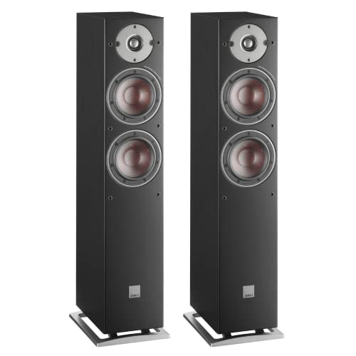 Dali Oberon 5 Standlautsprecher Paar - Passive Lautsprecher mit schlankem und elegantem Design, kombiniert mit herausragender High-End-Klangqualität für ein unübertroffenes Musik- und Heimkinoerlebnis