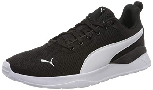 PUMA Unisex Adults' Fashion Shoes ANZARUN LITE Trainers & Sneakers, PUMA BLACK-PUMA WHITE, 42.5