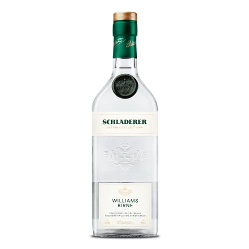 Schladerer Williams-Christ Birnenbrand, edler Obstbrand aus dem Schwarzwald, mild und fruchtig dank sonnengereifter Birnen aus der Region (1 x 0.7 l)