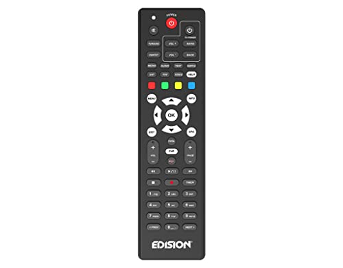 Edision UNIVERSAL Fernbedienung EDI-RCU 3 Learn OS, PROGRAMMIERBAR, 2in1 TV & Receiver, Picco, Nano T265+, PING, Proton, PICCOLLINO, PICCOLLO, OS NINO+, OS NINO PRO, OS Mini 4K, OS MIO+ 4K