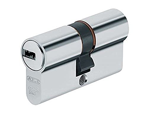 ABUS Profilzylinder XP20SN 30/30 inklusive Sicherungskarte & 3 Schlüsseln, 73434, Nickel