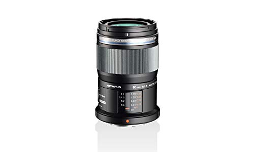 Olympus M.Zuiko Digital ED 60mm F2.8 Objektiv, Standardzoom, geeignet für alle MFT-Kameras (Olympus OM-D & PEN Modelle, Panasonic G-Serie), schwarz