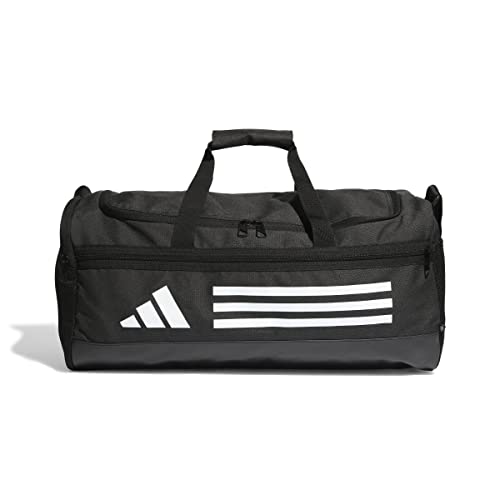 Adidas Unisex Essentials Training Duffel Bag, Black/White, S