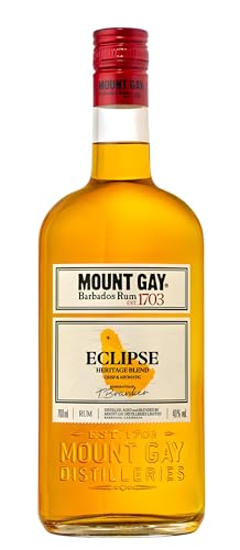 Mount Gay Eclipse - Karibischer Rum von der Insel Barbados, gereift in handverlesenen Fässern mit 40% vol. (1 x 0,7l)